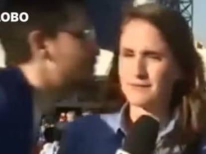 Una periodista agredida en directe durant el Mundial de Rússia.
