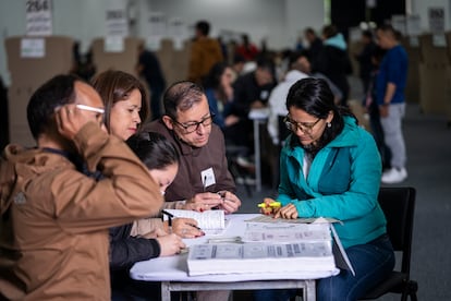 Jornada electoral en Bogotá, el 29 de octubre de 2023.