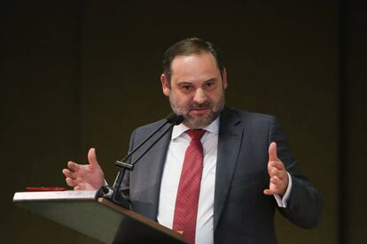 Ábalos, durante su intervención.