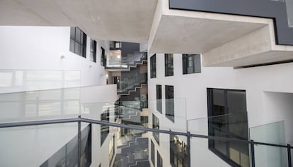 Interior del nuevo edificio de la Escola Massana.