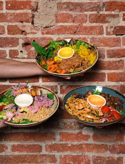 Ensaladas para comer en el restaurante o para llevar