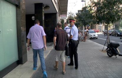Fotograma del crimen cometido en la calle Valencia de Barcelona. -Imágen cedida por TV3