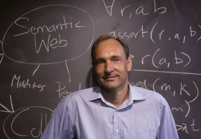 Tim Berners-Lee, inventor da World Wide Web, em 1999.