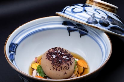 'Daikon nishime', del restaurante Kabuki, en Madrid. Imagen proporcionada por el restaurante.