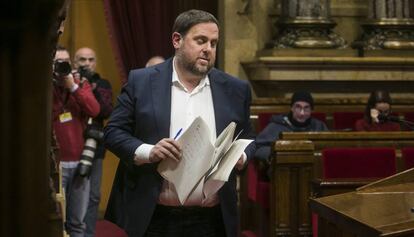 El vicepresidente de la Generalitat, Oriol Junqueras.