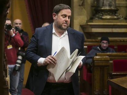 El vicepresidente de la Generalitat, Oriol Junqueras.