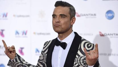 Robbie Williams actuará este jueves en Los 40 Music Awards en Barcelona.
