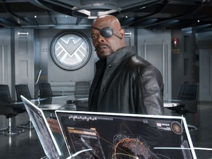 Samuel L. Jackson, en la película 'Los Vengadores'