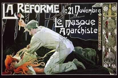 El primer cartel que tiene Montjuïc como motivo es del ilustrador belga Henri Privat Livemont.