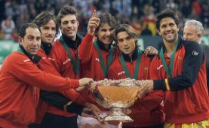 La Copa Davis, conquistada por España, y la Copa Federación le salió a la cadena pública por 2,2 millones.