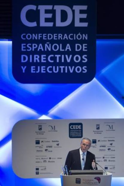 El presidente de La Caixa y de CEDE, Isidro Fainé. EFE/Archivo