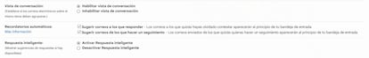 Uso de recordatorios en Gmail
