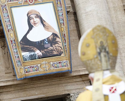Un momento de la ceremonia de canonización de Mary Hellen Mackillop