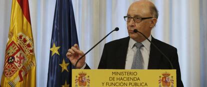 El ministro de Hacienda y Función Pública, Cristóbal Montoro.