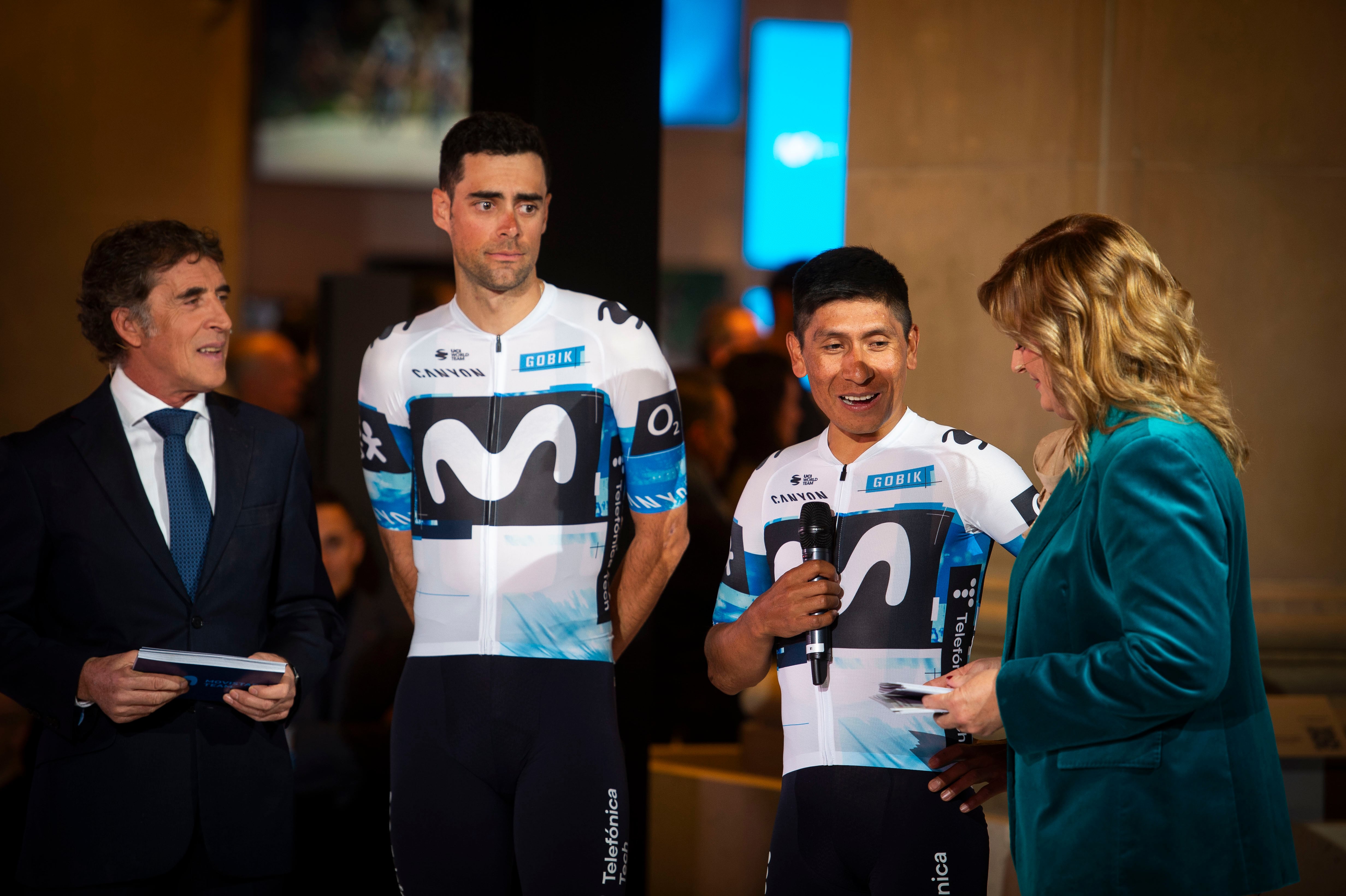  Un momento de la presentación del equipo Movistar Team 2025.