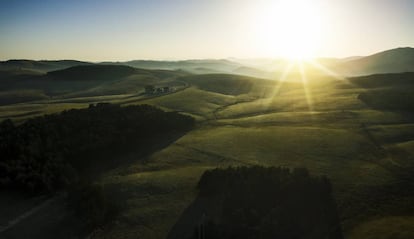 Entardecer na região de Zlatibor, na Sérvia.