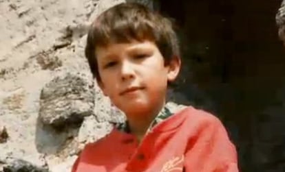 Pablo Iglesias, con 10 u 11 años.