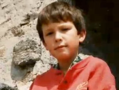 Pablo Iglesias, con 10 u 11 a&ntilde;os.