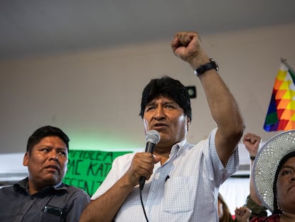 Evo Morales, em Buenos Aires, em janeiro passado.