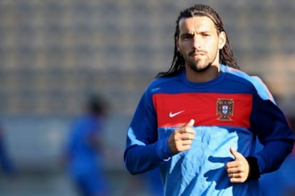 El portugués Danny, durante un entrenamiento.