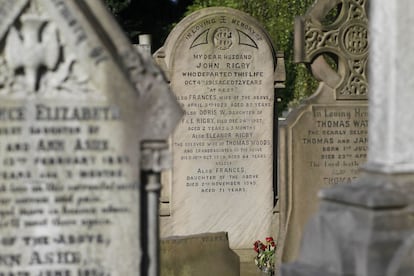 La tumba de Eleanor Rigby que inspiró la canción de los Beatles con el mismo nombre.