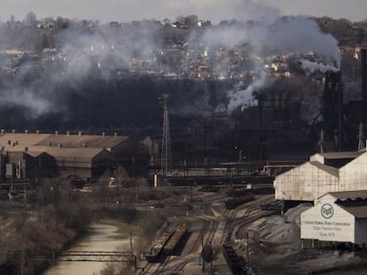 Acería de US Steel en Braddock (Pensilvania).