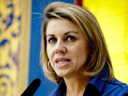 La presidenta de Castilla-La Mancha, María Dolores de Cospedal.