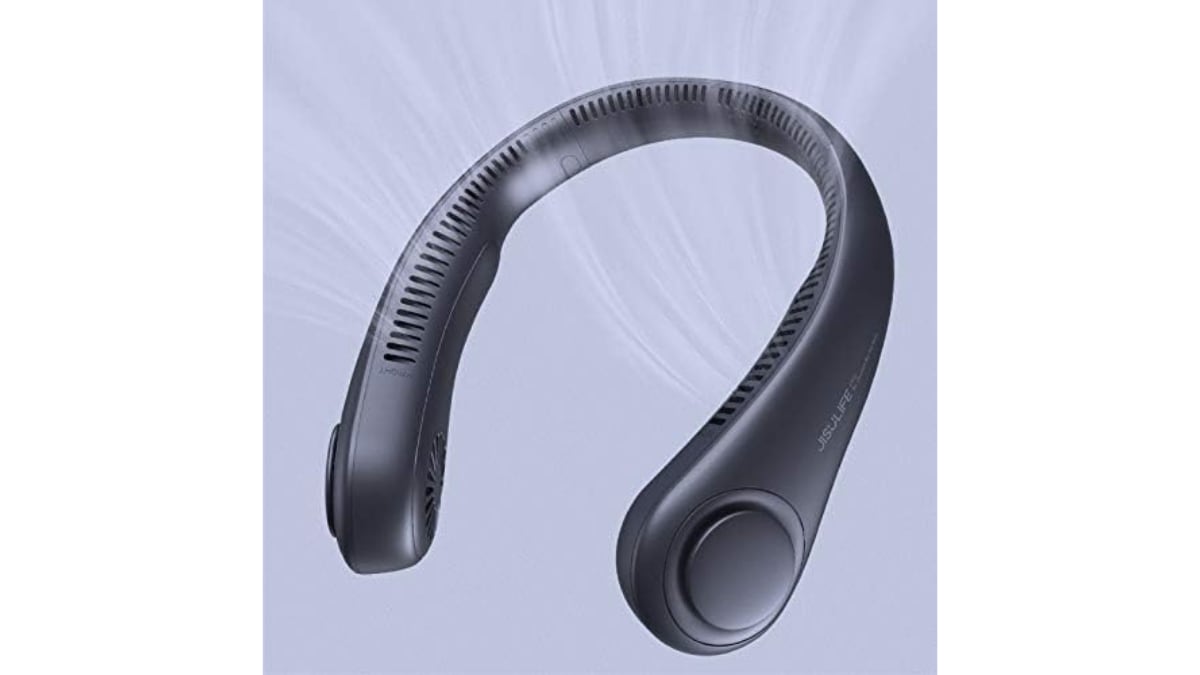 Neck fan. 