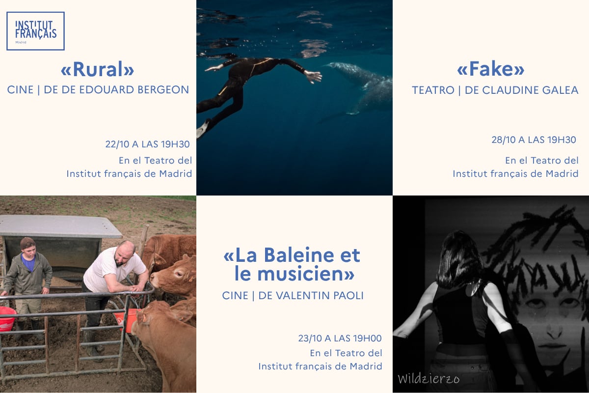 Descubre los eventos de octubre del Institut français de Madrid
