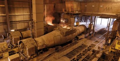 Imagen de una planta de ArcelorMittal, en Dunkerque (Francia). 