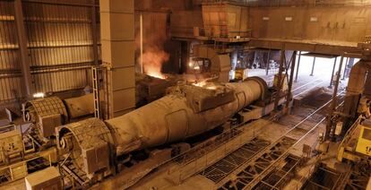 Imagen de una planta de ArcelorMittal, en Dunkerque (Francia).