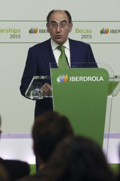 El presidente de Iberdrola, Ignacio S&aacute;nchez-Gal&aacute;n
