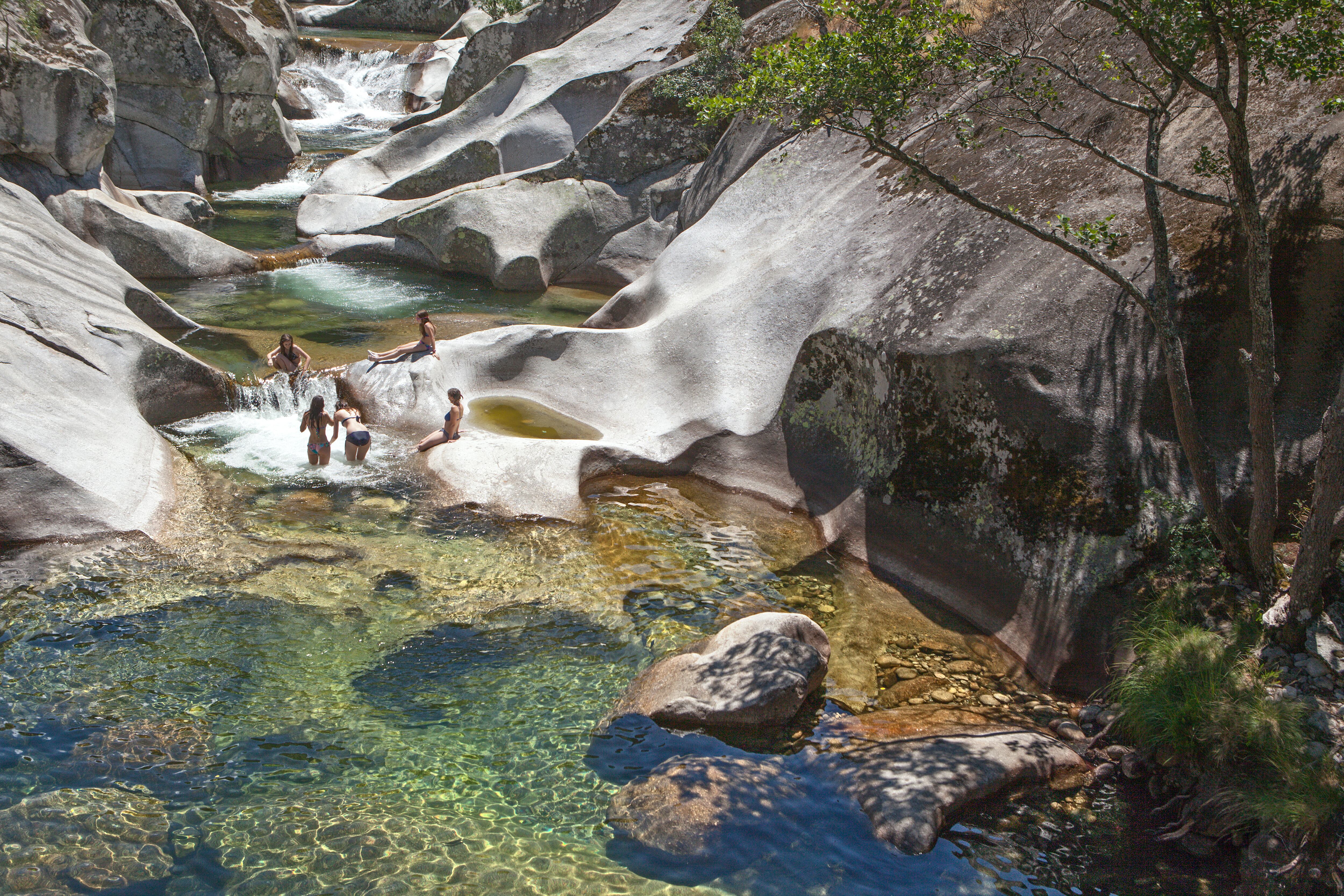 Pozas de Los Pilones, en el valle cacereño del Jerte.  