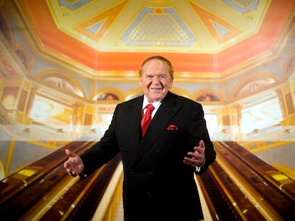 Sheldon Adelson, en una entrevista en el hotel Venetian de Macao, en agosto de 2007.