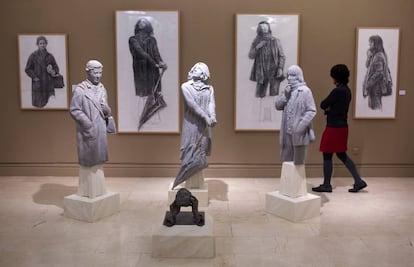 &#039;El camino inverso&#039;, exposici&oacute;n de Julio L&oacute;pez Hern&aacute;ndez en la Academia de Bellas Artes de San Fernando en Madrid.