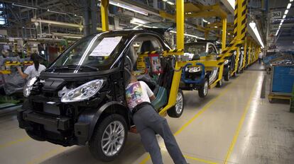 Planta de Mercedes-Benz en Hambach (Francia).