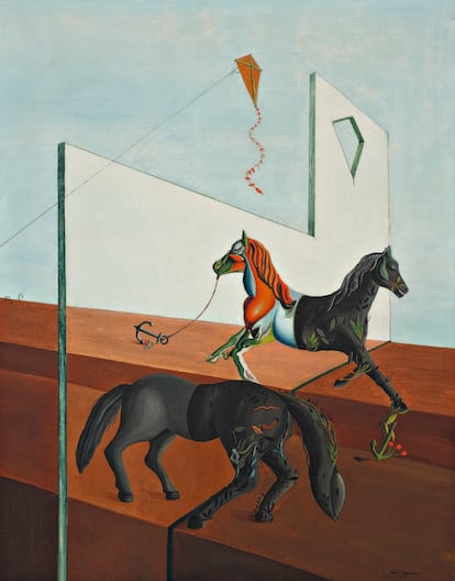 El domingo / Celo marino (1935), de Óscar Domínguez.