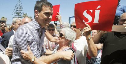 Pedro S&aacute;nchez, en un acto del PSOE.