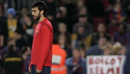Oleguer, con el Barça en 2007.