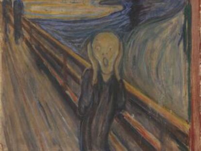 La versión de 'El grito', la obra cumbre de Munch, expuesta en el Museo Munch de Oslo.