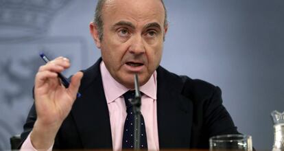 El ministro de Economía, Luis de Guindos.