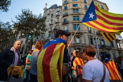 La Taula per la Democràcia ha convocado para este sábado por la tarde en Barcelona una manifestación para pedir la libertad del presidente de la ANC, Jordi Sànchez, y del presidente de Òmnium, Jordi Cuixart, encarcelados desde el lunes en la prisión de Soto del Real de Madrid.