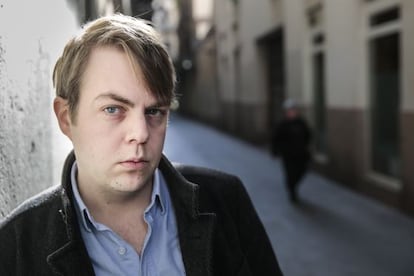 Christoffer Carlsson, el ganador más joven del premio a la mejor obra policiaca de 2013 por la Academia Sueca de Escritores de Novela Negra.