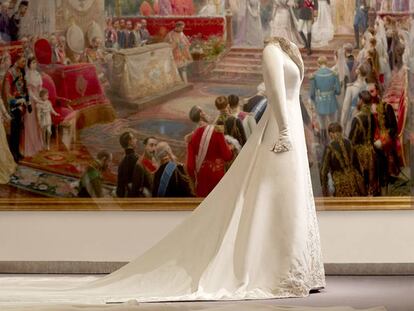 El vestido de boda de la reina Letizia