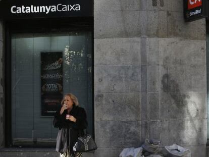 Una oficina de Catalunya Banc.