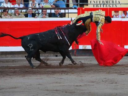 Cogida de Jiménez Fortes en Vista Alegre