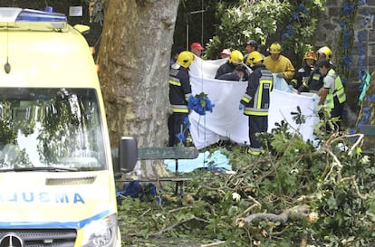 El siniestro se produjo junto a Largo da Fonte durante una romería a una iglesia en las colinas de la localidad, desde las que se divisa la capital de la isla.