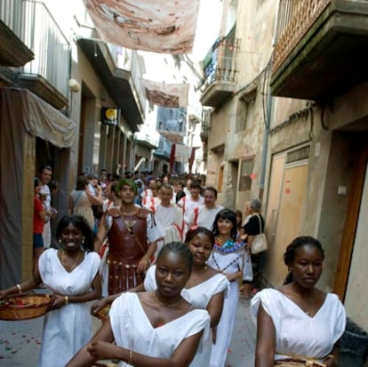 El Mercado Romano de Iesso es una de las fiestas populares de Guissona (Lleida), en la que se conmemoran sus orígenes como ciudad del imperio romano