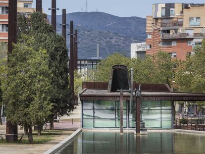 Edifici de ferro i vidre de la Fundació La Maquinista-Macosa, a Sant Andreu.