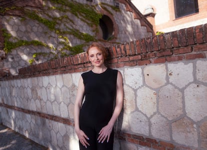 La actriz Cristina Castaño el 27 de junio en Madrid.